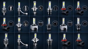 پایه هدلایت خودرو چیست؟ جدول پایه H1، H4، H7 و H11