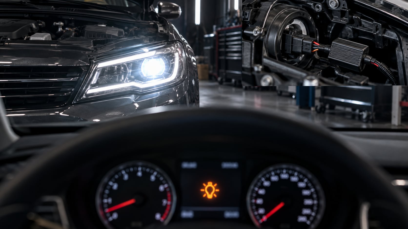 CANBUS هدلایت و خطای چراغ بعد از نصب LED